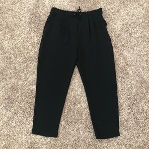 Topshop Ruffle Trim Peg Trousers